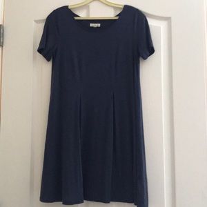 Navy blue baby doll dress